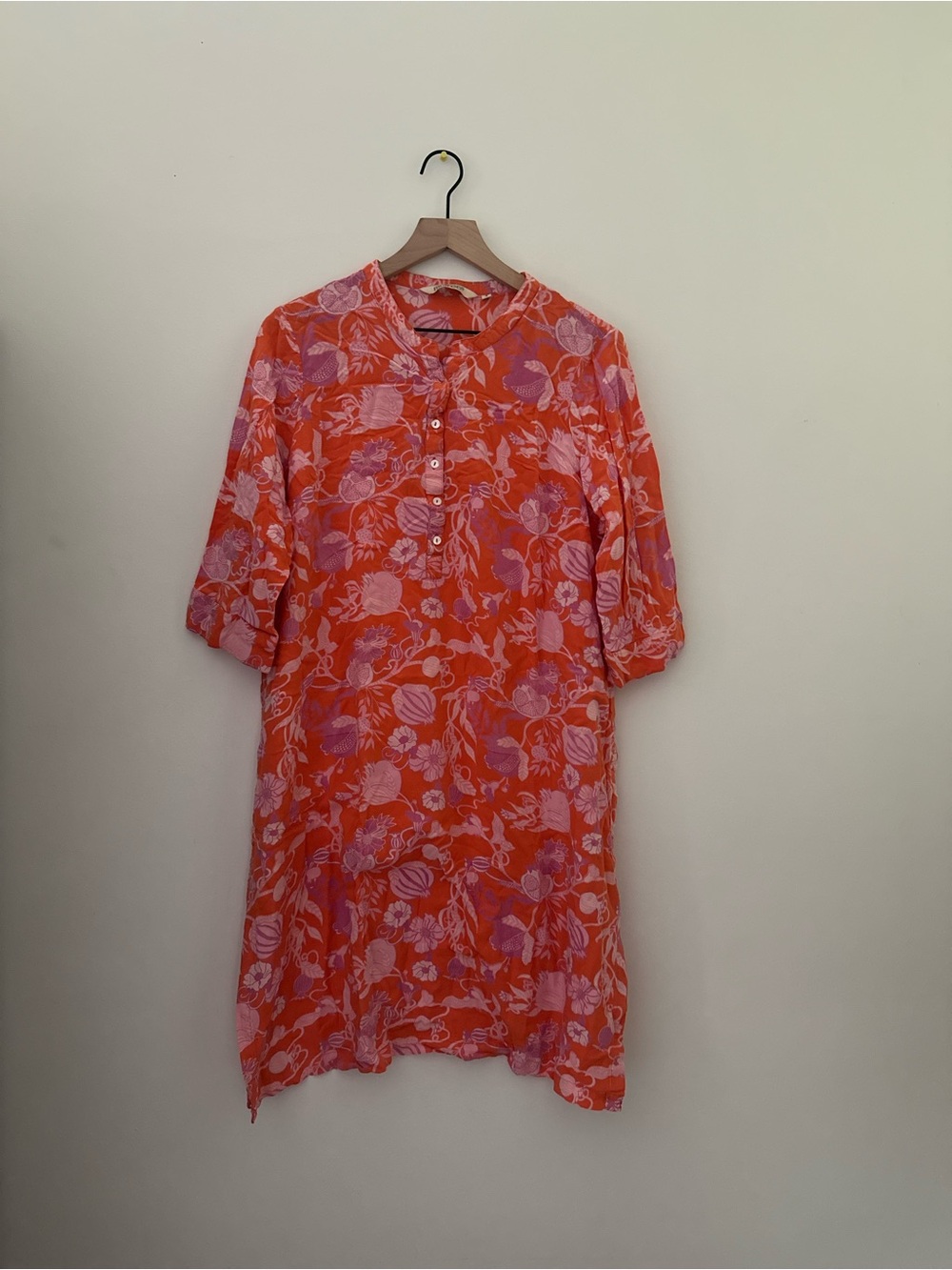 Women's Coral Floral Kurti